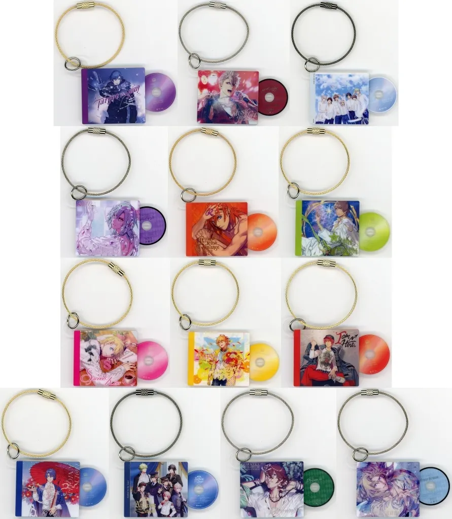 全13種セット 「うたの☆プリンスさまっ♪ UTA☆PRI WONDERLAND-15th Anniversary- トレーディングCDジャケット アクリルキーリング」
