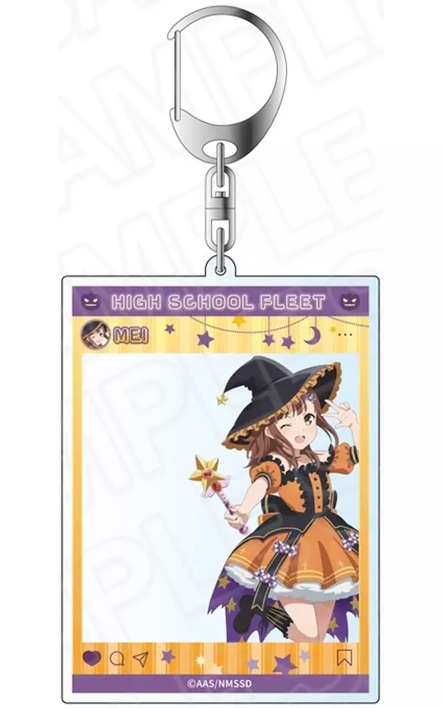 西崎芽依 SNS風アクリル 2025ハロウィン ver. 「劇場版 ハイスクール・フリート」