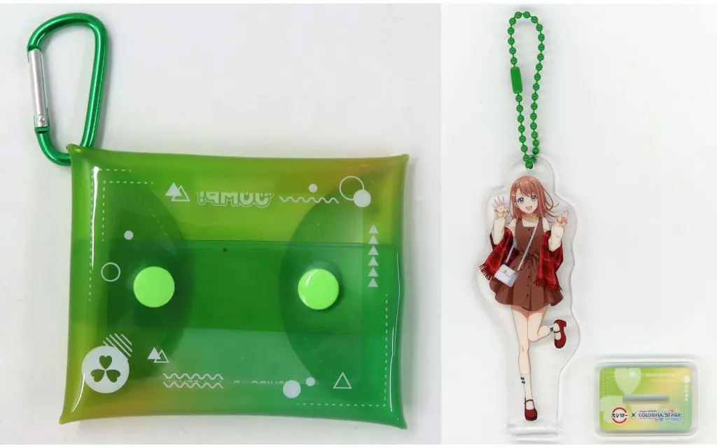 バッグ　花里みのり コラボ限定マルチポーチ 「プロジェクトセカイ カラフルステージ! feat. 初音ミク×スシロー」 マルチポーチ付きソフトドリンク注文特典