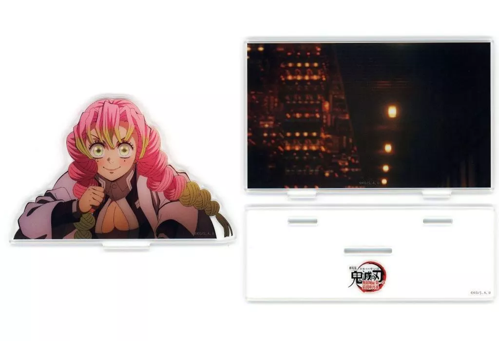 アクリルスタンド・アクリルパネル　甘露寺蜜璃 第三期 場面写そのままアクリルスタンド 「劇場版 鬼滅の刃 無限城編 第一章 猗窩座再来×ufotable Cafe×マチ★アソビCAFE 決戦の火蓋を切る-第3期- 善逸vs獪岳 各所での戦い-その弐-」