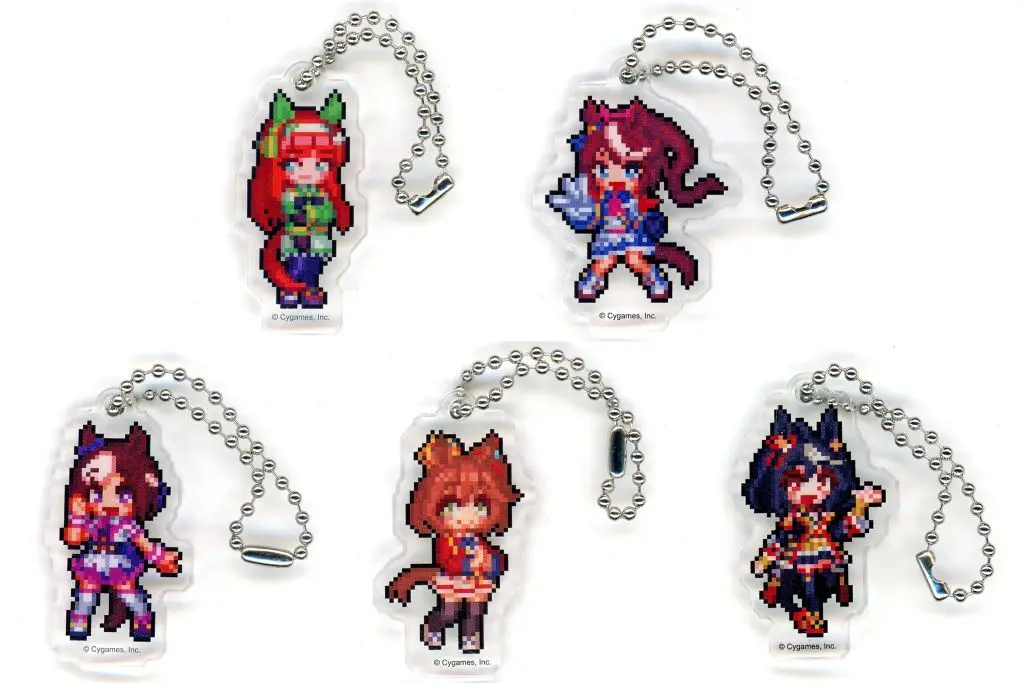全5種セット アクリルチャーム 「ウマ娘 プリティーダービー 熱血ハチャメチャ大感謝祭! × ローソン」 対象お菓子購入特典