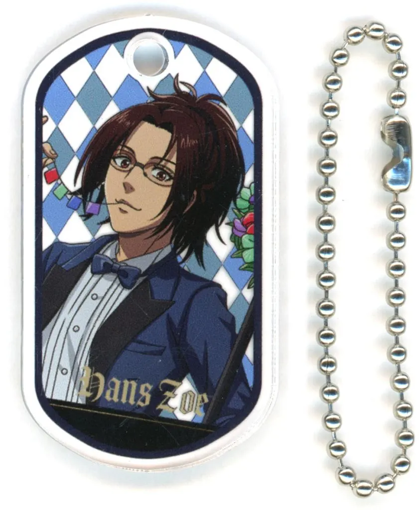 ハンジ・ゾエ(上半身) ドッグタグ風アクリル 「Eureka!オンラインくじ TVアニメ 進撃の巨人 マジシャン衣装 描き下ろしアクリルくじ」 C-3賞