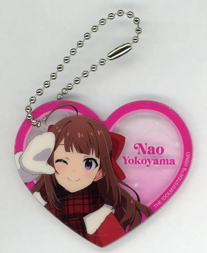 横山奈緒 ハート型アクリル 「FAMくじ アイドルマスター ミリオンライブ!」 C-5賞