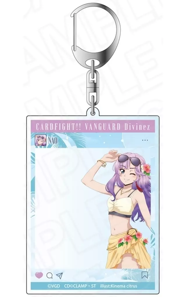 員弁ナオ(バカンス ver.) SNS風アクリル 「カードファイト!! ヴァンガード Divinez デラックス決勝編」