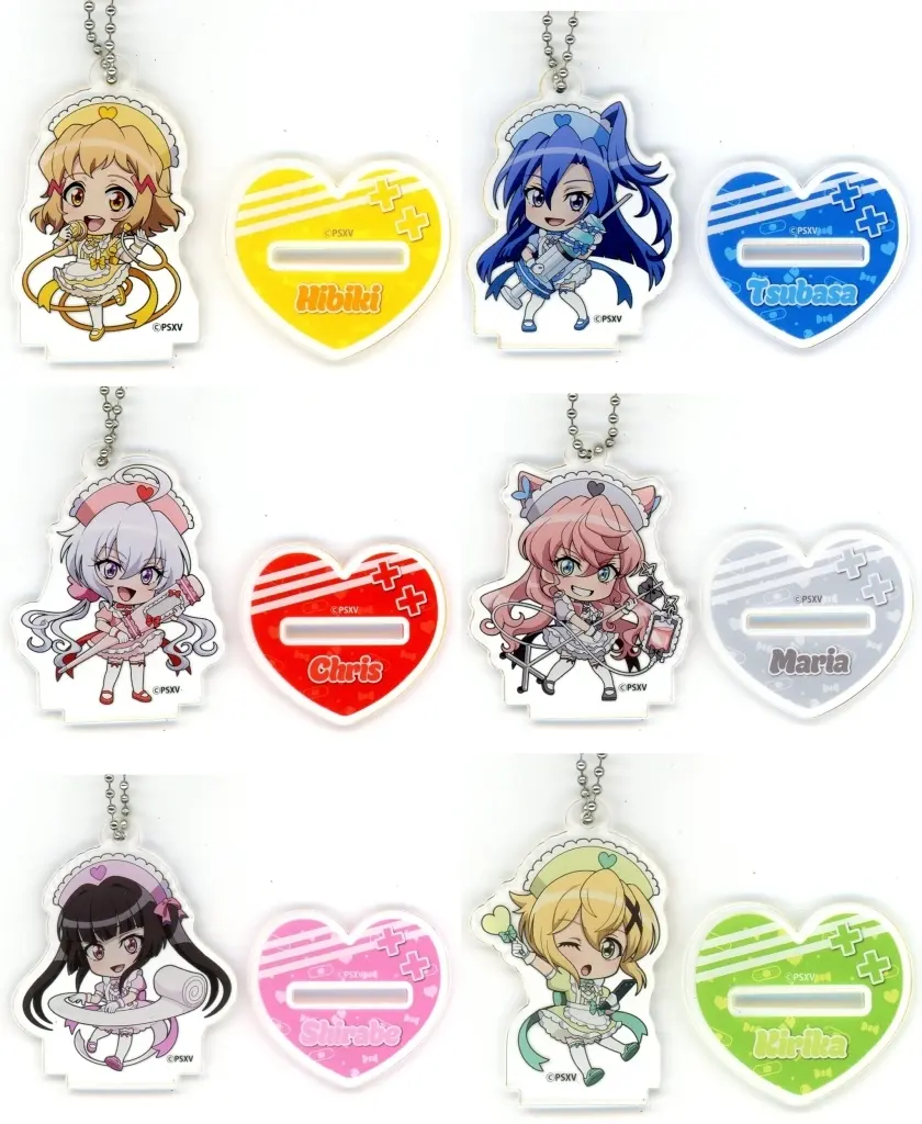 全6種セット 「戦姫絶唱シンフォギアXV POP-UP SHOP トレーディングアクリルスタンド」