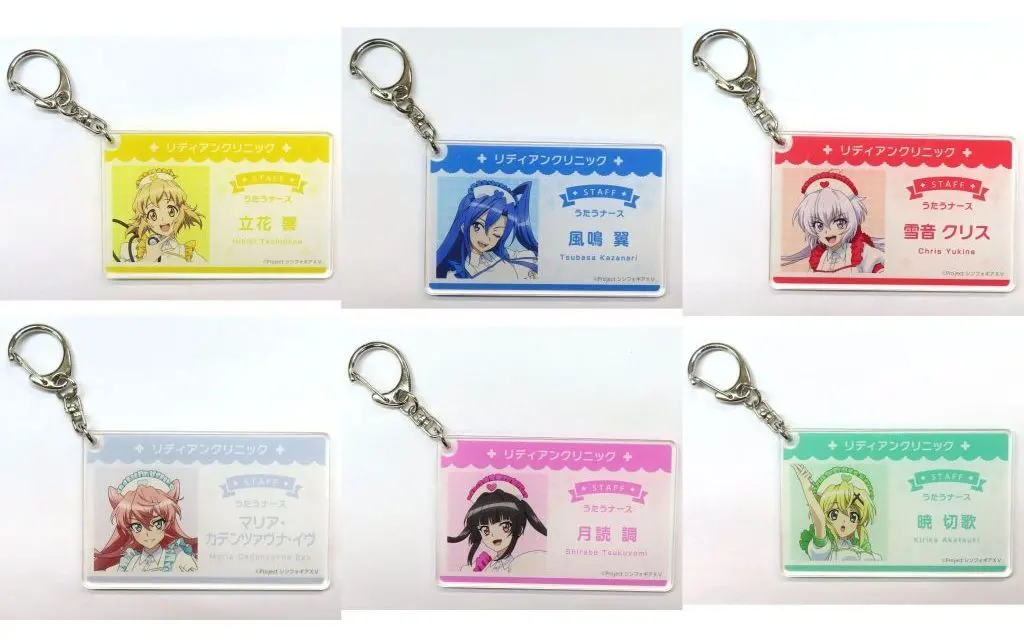 全6種セット 「戦姫絶唱シンフォギアXV POP-UP SHOP トレーディングアクリル」