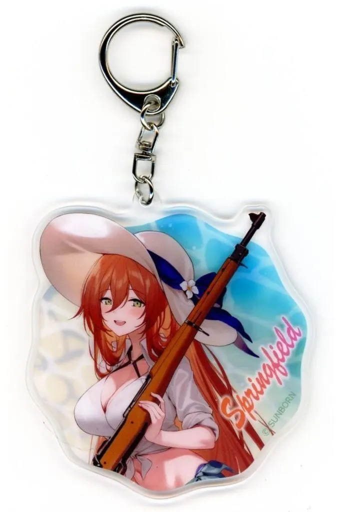 スプリングフィールド アクリル 「きゃらっとくじ[web]×DMMスクラッチ! ドールズフロントライン2：エクシリウム ～Sweet Summer Chronicle～」 D-2賞