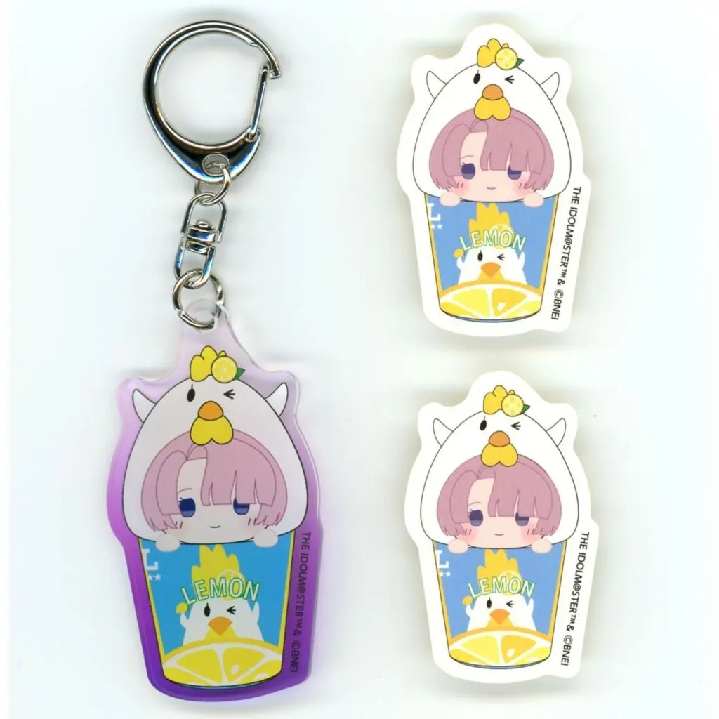 有村麻央 なりきり!からあげクン アクリルキーホルダー＆ステッカーセット 「学園アイドルマスター×ローソン」 Loppi・HMV限定