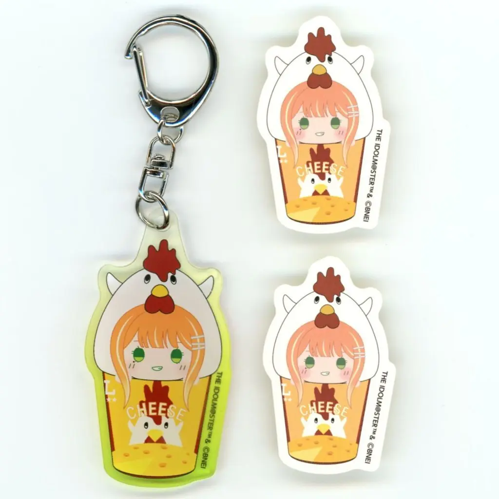 紫雲清夏 なりきり!からあげクン アクリルキーホルダー＆ステッカーセット 「学園アイドルマスター×ローソン」 Loppi・HMV限定