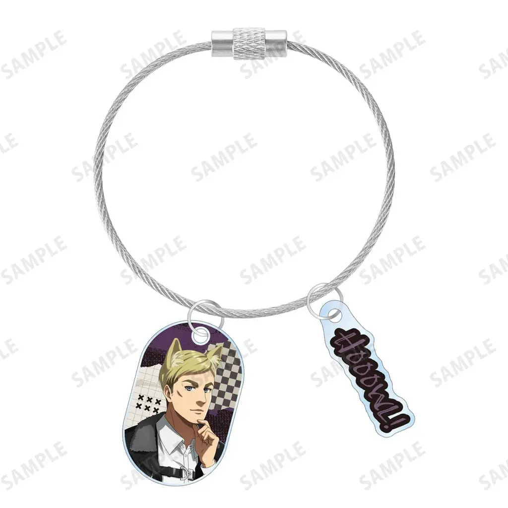 エルヴィン・スミス 描き下ろし 狼男ver. 2連ワイヤーアクリル 「進撃の巨人 POP UP SHOP in マルイ vol.4」