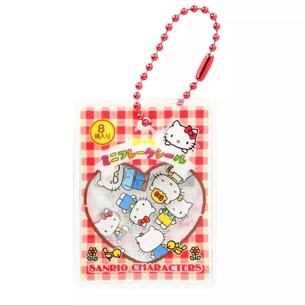 ハローキティ 「サンリオキャラクターズ シャカシャカフレークシール風チャーム」