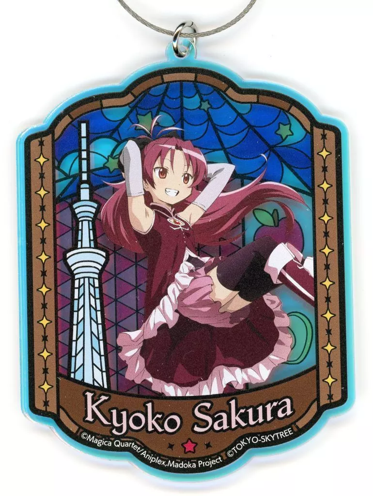 佐倉杏子(等身) 「東京スカイツリー×魔法少女まどか☆マギカ 月夜のワルツ ブラインドオーロラ アクリル」