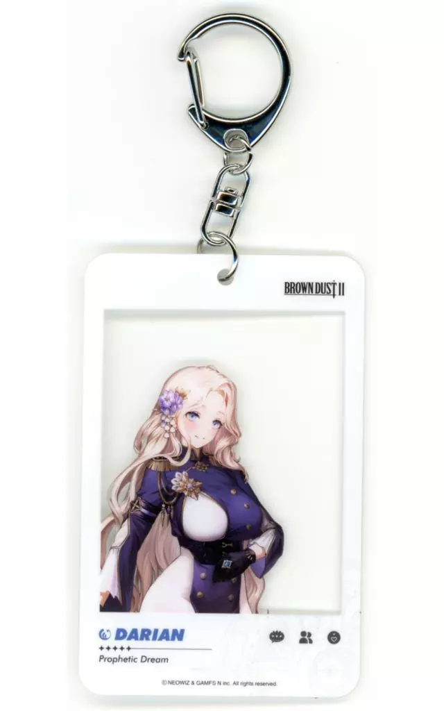 ダリアン 「ブラウンダスト2 キャラクターランダムアクリルフォトキーリングvol.1」 C107＆Anime×Game Festival(AGF)2025グッズ