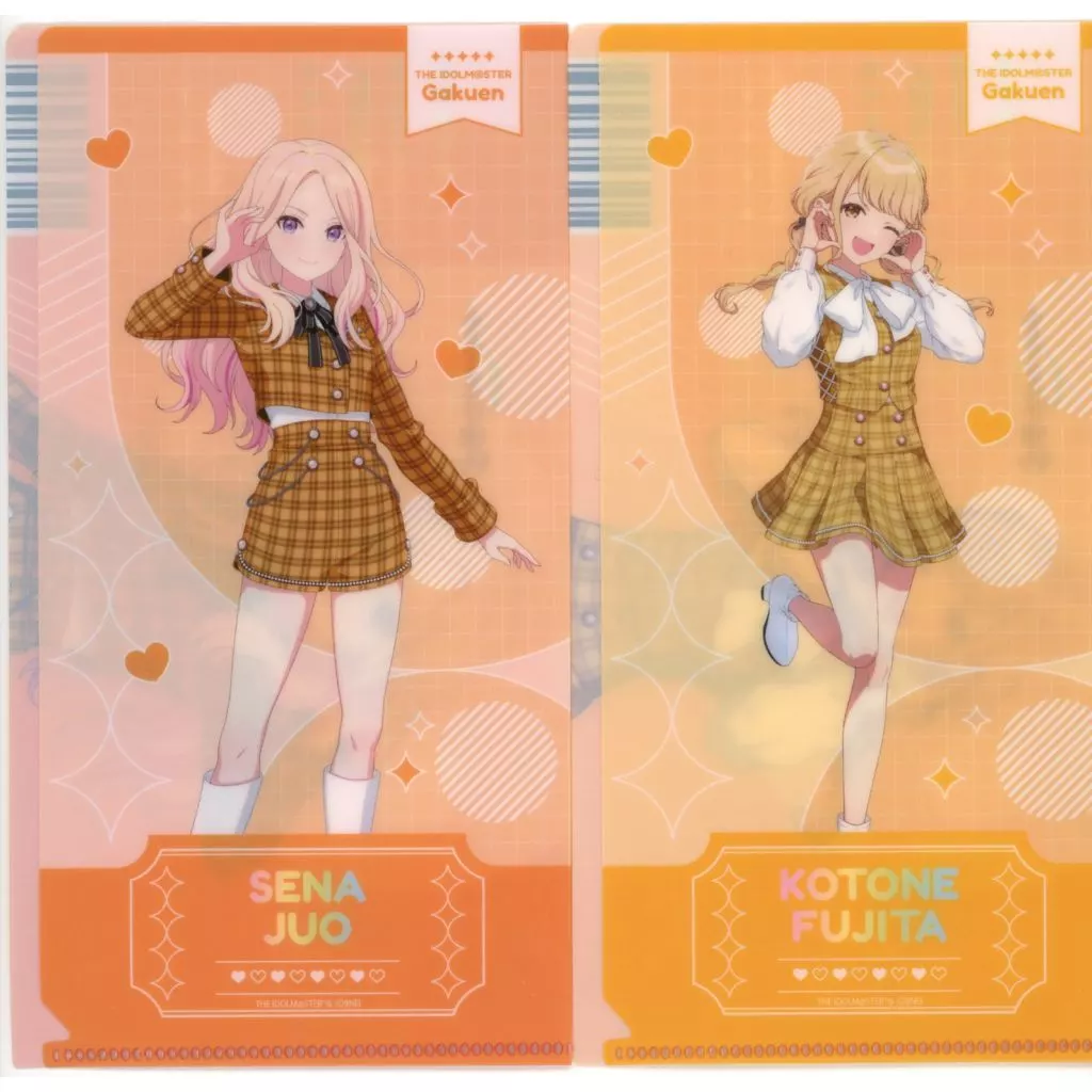 藤田ことね＆十王星南 チケットホルダー2枚セット 「学園アイドルマスター×セブンイレブン」 セブンネット限定