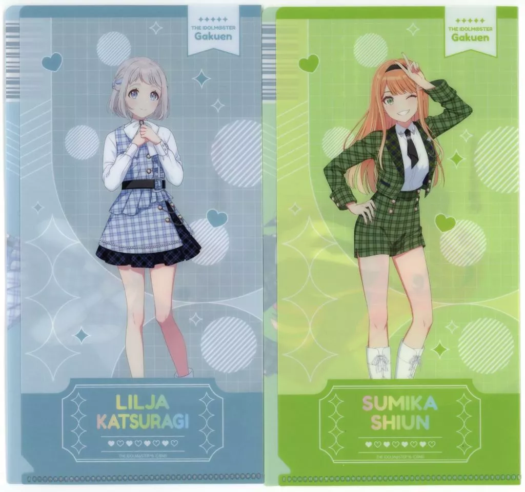 葛城リーリヤ＆紫雲清夏 チケットホルダー2枚セット 「学園アイドルマスター×セブンイレブン」 セブンネット限定