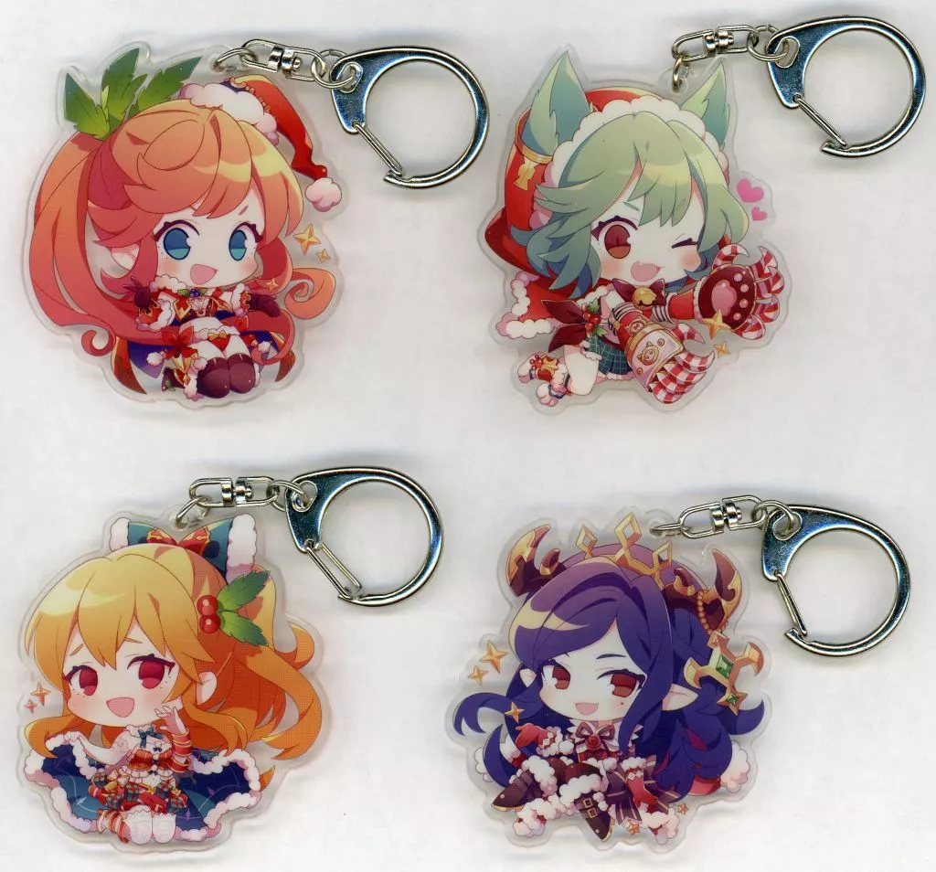 アルルメイヤ＆ヴィーラ＆クラリス＆セン(クリスマスver.) アクリルセットE(4種セット) 「GRANBLUE FANTASY-グランブルーファンタジー-」