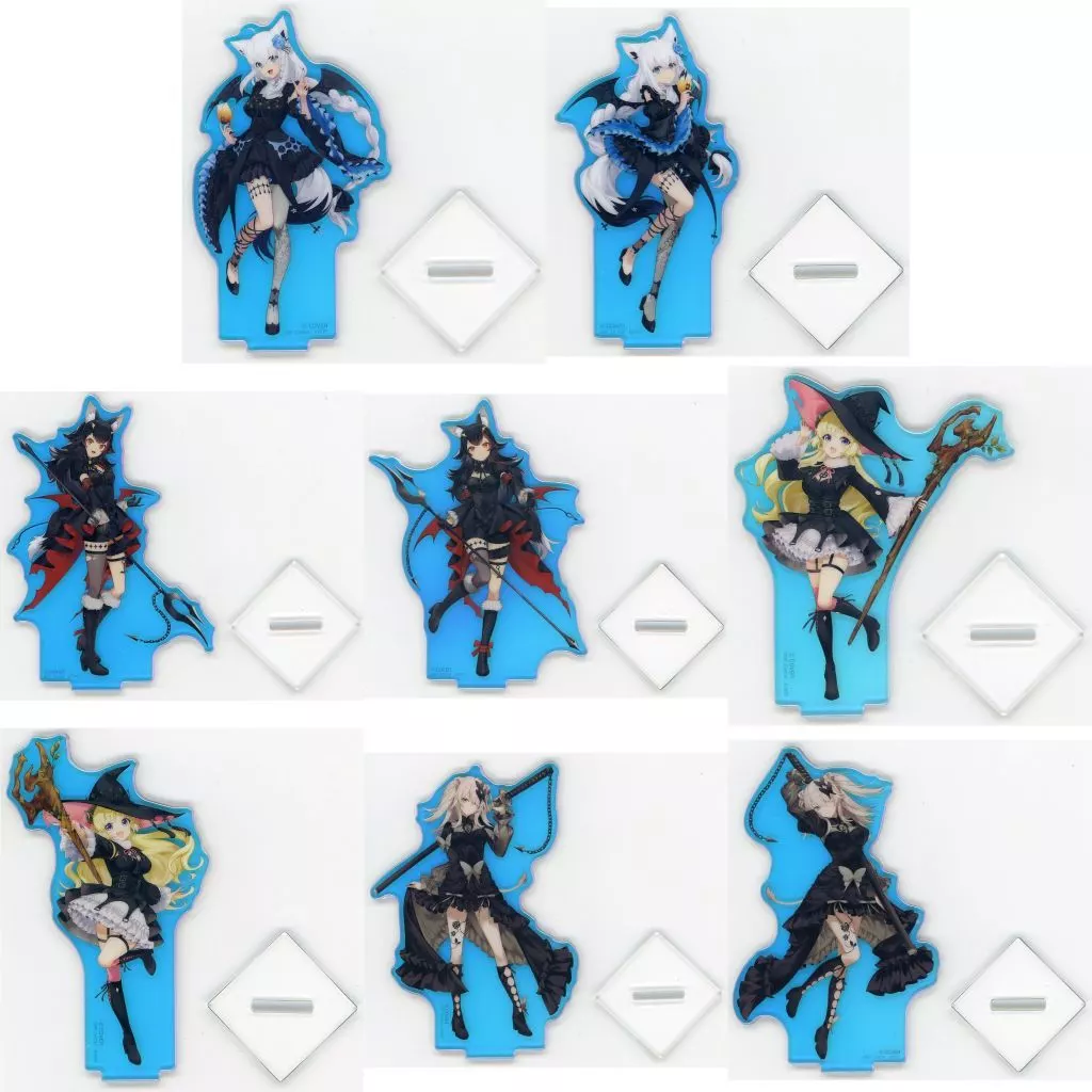 全8種セット オーロラアクリルスタンド 「一番くじ ホロライブ ~Villain Style~」 アクリルスタンド賞