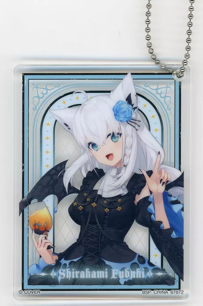 白上フブキ アクリルチャーム 「一番くじ ホロライブ ～Villain Style～」 アクリルチャーム賞