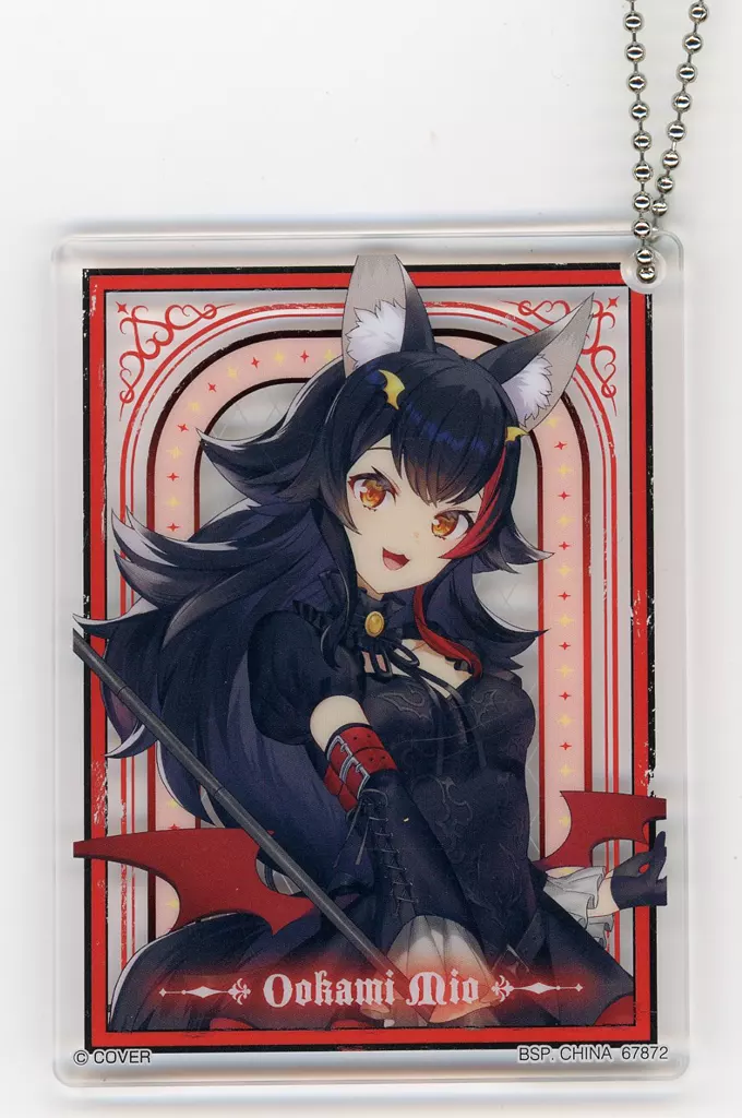 大神ミオ アクリルチャーム 「一番くじ ホロライブ ～Villain Style～」 アクリルチャーム賞