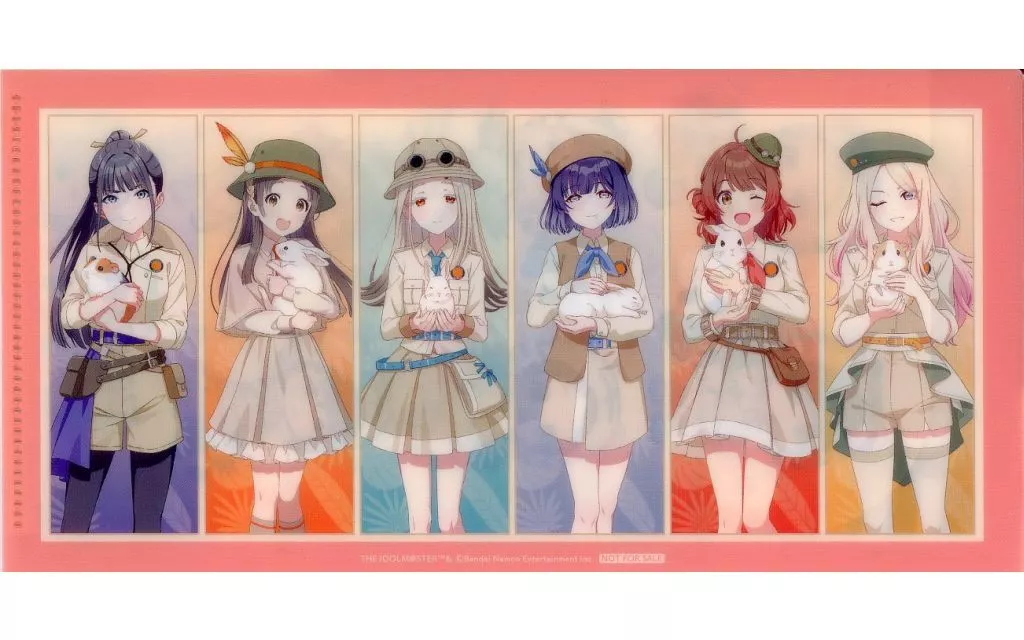 集合 チケットホルダー 「学園アイドルマスター×東武動物公園」 コラボ入園券購入特典
