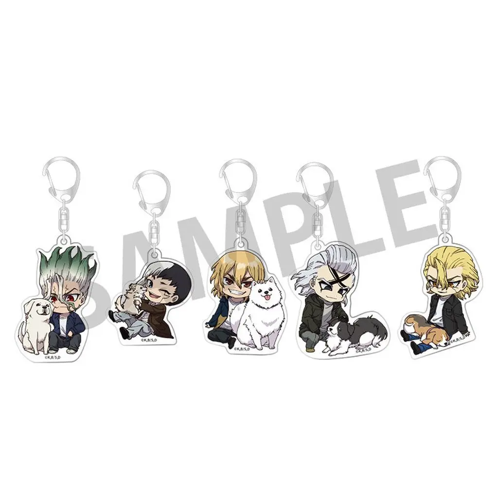 全5種セット 「Dr.STONE トレーディングアクリル with Dogs みに ver.」