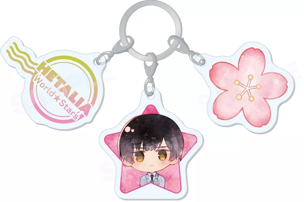 03.日本 キャラでるアート 3連チャーム 「ヘタリア World★Stars」