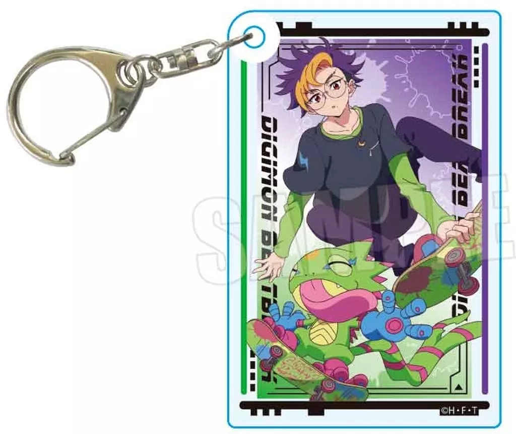天馬トモロウ＆ゲッコーモン(Skater ver.) アクリル 「DIGIMON BEATBREAK」