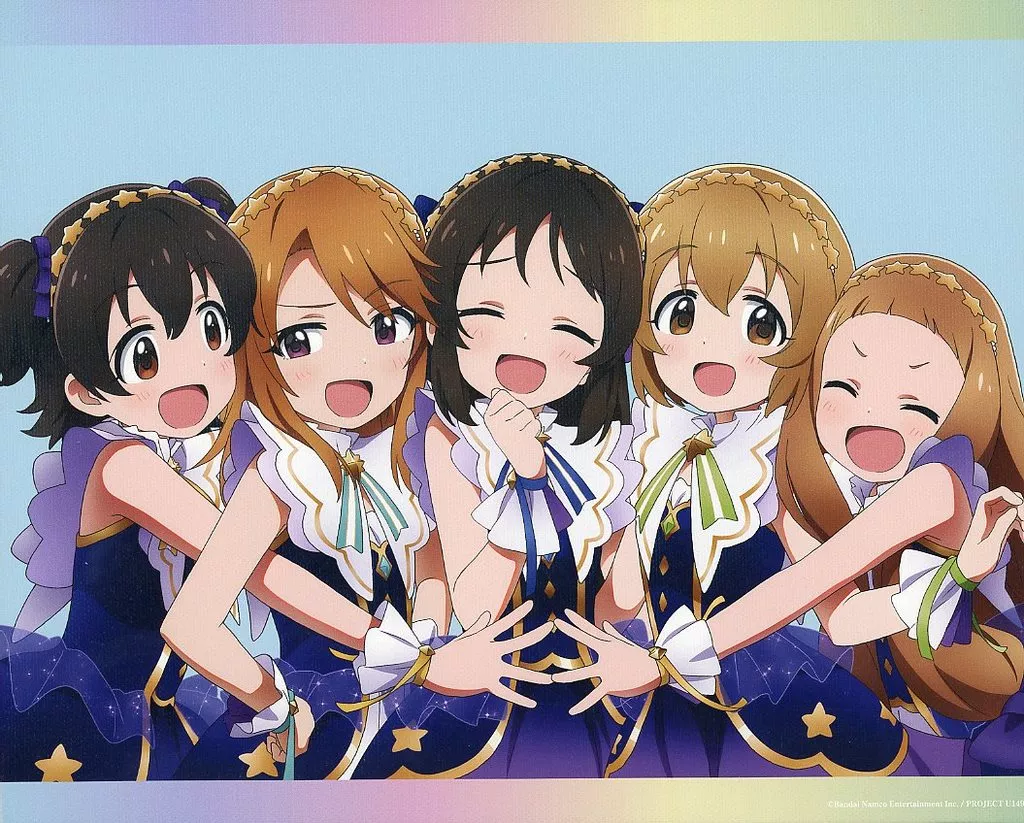 B.集合(5人) トゥインクルパーティー開催記念 公式キャンバスボード 「アイドルマスター シンデレラガールズ U149」