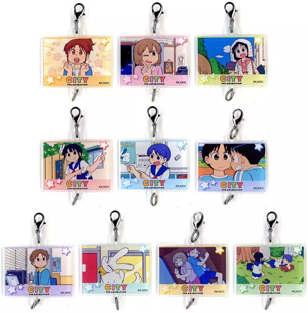 全10種セット 「CITY THE ANIMATION つながる!アクリルチャーム」