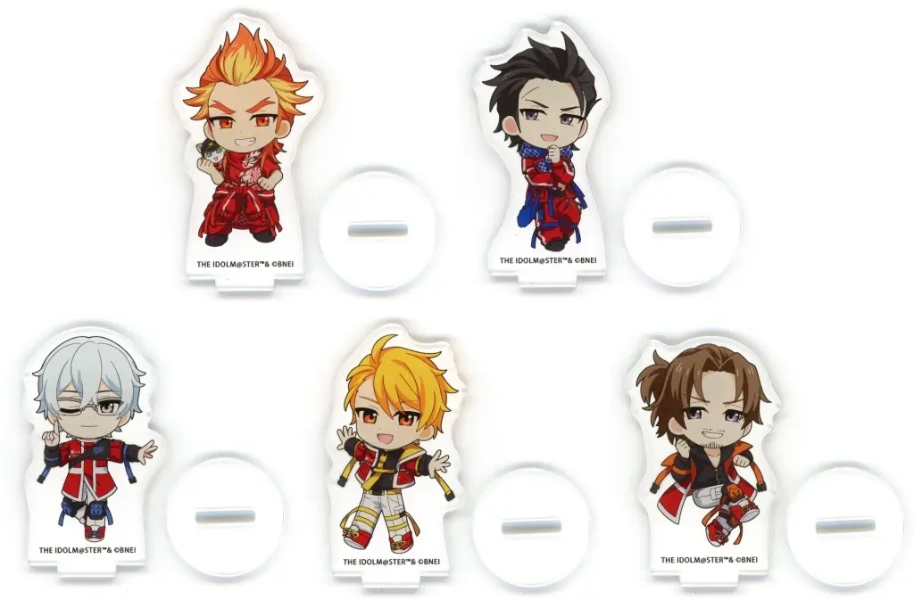 全5種セット 「アイドルマスター SideM×ビッグエコー アクリルぷちスタンド オリジナルミニキャラ」