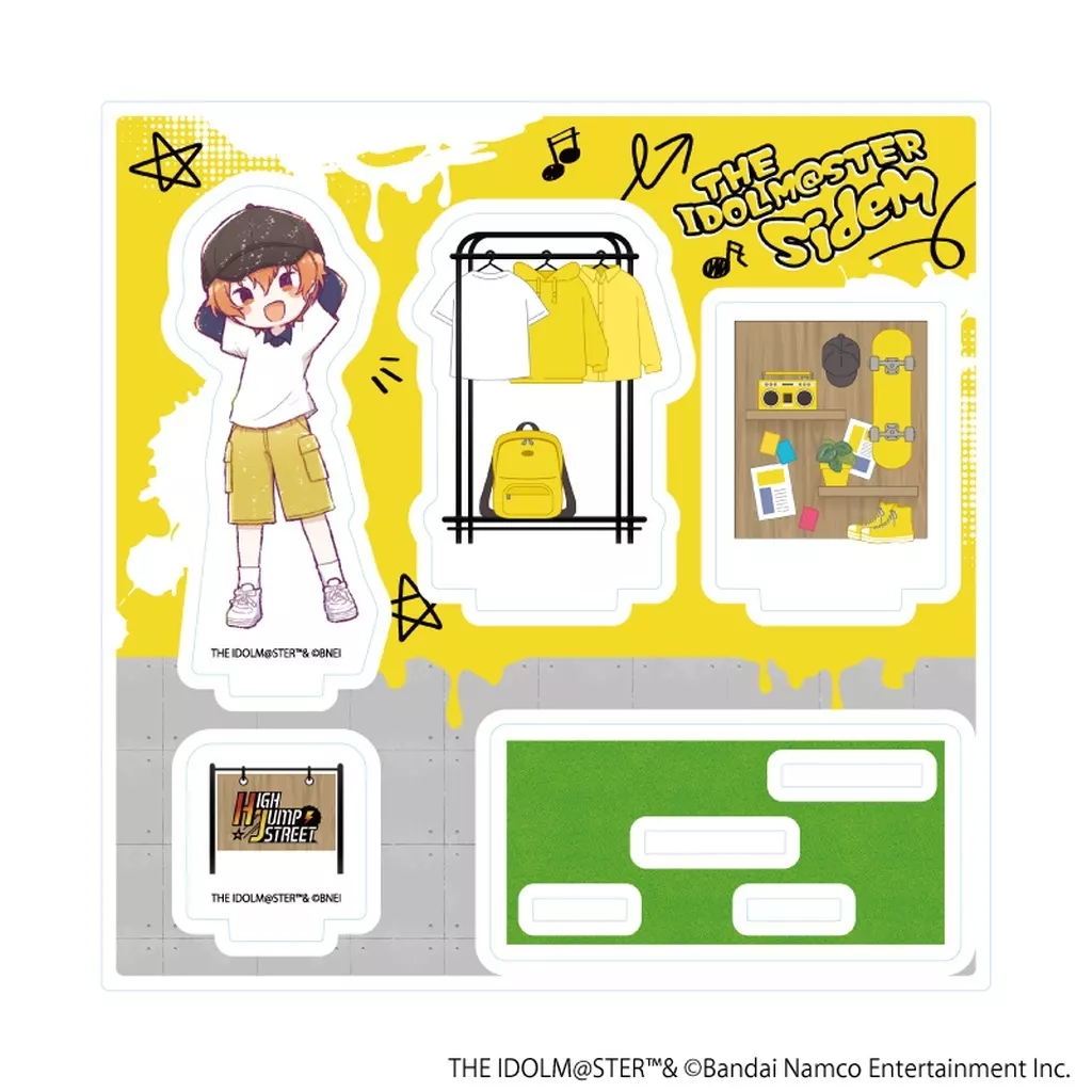 06.蒼井悠介(グラフアートイラスト) アクリルスタンドプレート 「アイドルマスター sideM HIGH JUMP STREET SPECIAL POPUP in baseyard tokyo ハラジュクナナメ店」