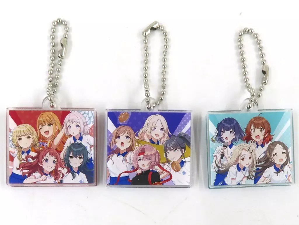 集合 アクリルキーホルダー3種セット 「学園アイドルマスター クラス対抗初星大運動会」 配信チケット特典