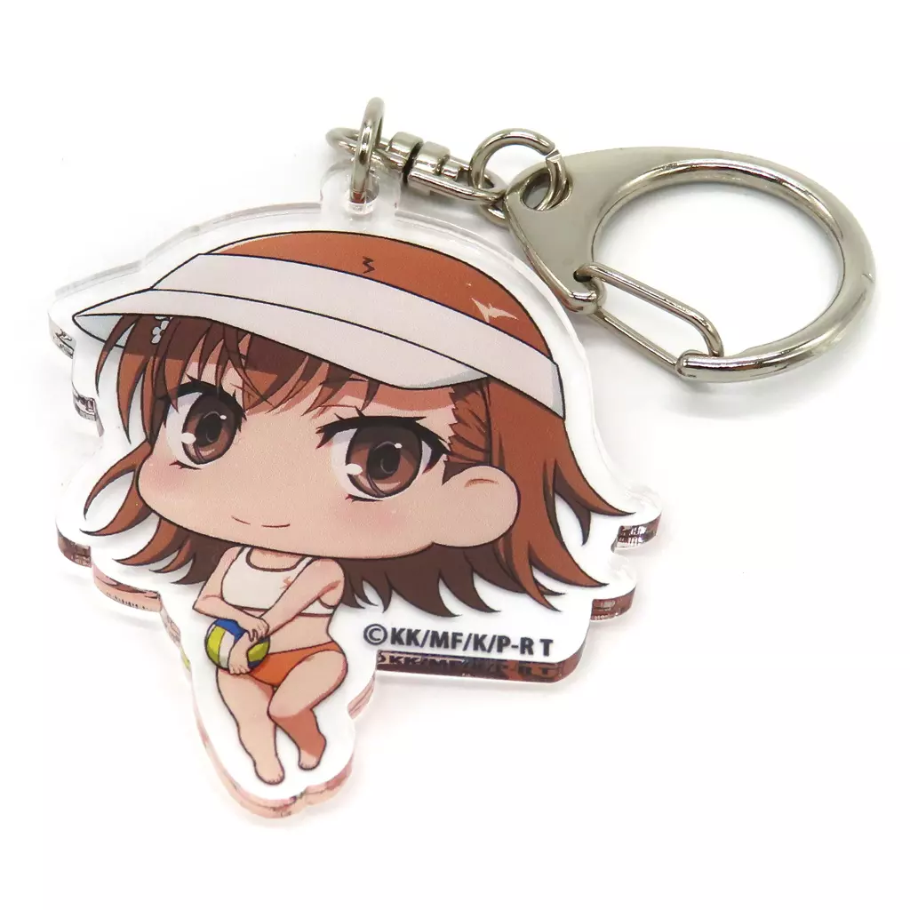御坂美琴 アクリル 「くじメイト×どこプラ とある科学の超電磁砲T オンラインくじ ビーチバレーStyle Part1」 C-1賞