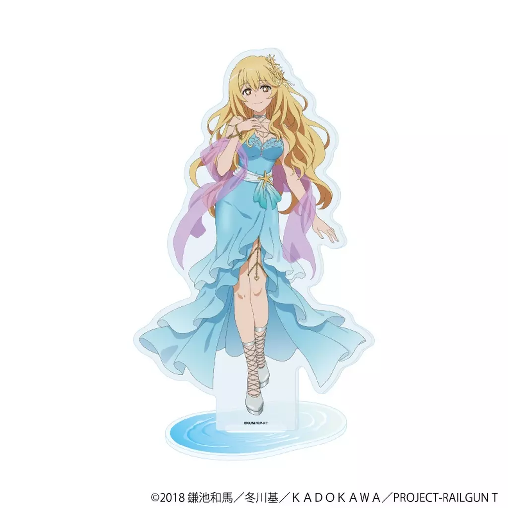 14.食蜂操祈(マーメイドドレスver.) 描き下ろしイラスト アクリルスタンド 「とある科学の超電磁砲T」_image