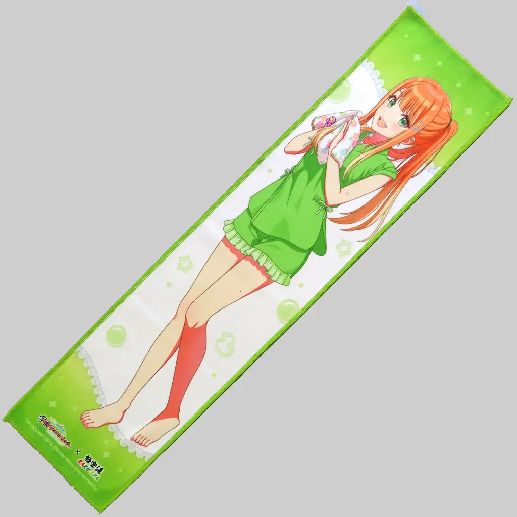 紫雲清夏 マフラータオルB 「学園アイドルマスター×極楽湯・RAKU SPA ようこそ極楽湯 ～氷煌の湯園地～」 学園アイドルマスタープラスセット購入特典