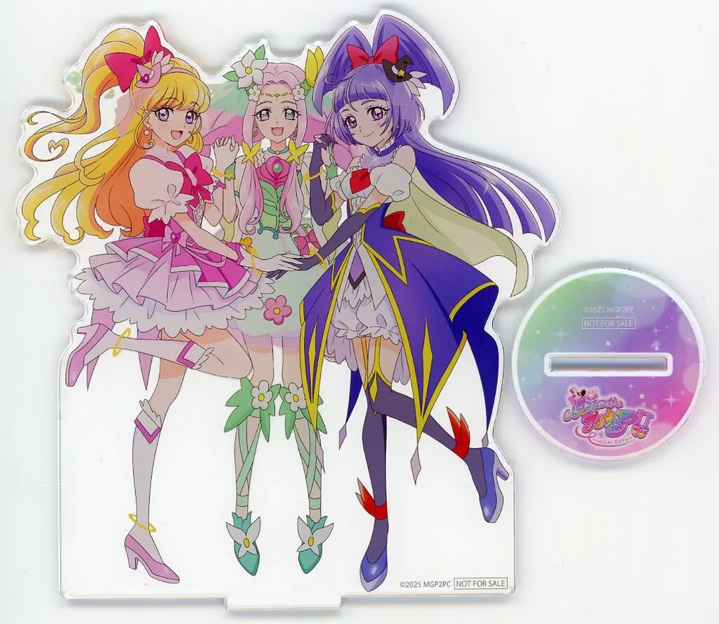 キュアミラクル&キュアマジカル&キュアフェリーチェ 新規描き下ろしアクリルスタンド 「Blu-ray 魔法つかいプリキュア!!-MIRAI DAYS-」 アニメイト限定全巻購入特典
