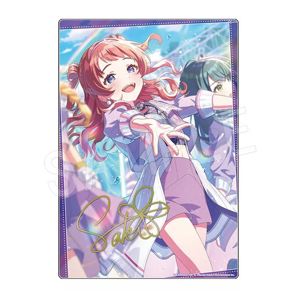 [新品] 花海咲季 サイン入りアクリルアートパネル 雨上がりのアイリス ver. 「学園アイドルマスター」