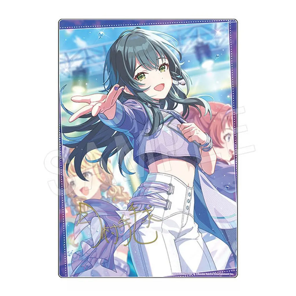 [新品] 月村手毬 サイン入りアクリルアートパネル 雨上がりのアイリス ver. 「学園アイドルマスター」