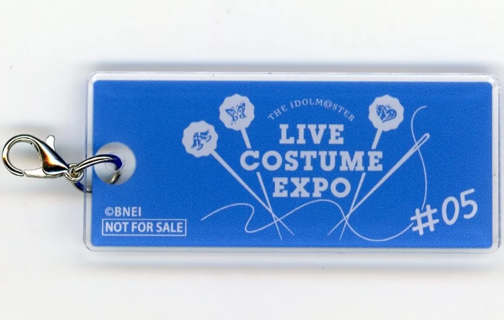 #05 ハッシュタグアクリルキーホルダー 「THE IDOLM＠STER LIVE COSTUME EXPO 765PRO 【デレミリ衣装展】」 入場特典