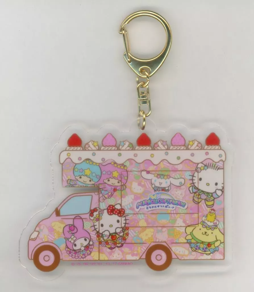 集合(ワゴン車) アクリル 「サンリオキャラクターズ」 サンリオカフェワゴン限定