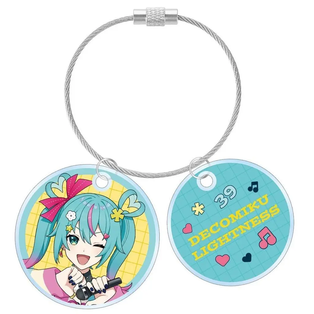 デコミク (ライトネス) デコミク LIVE練習中ver. Art by ろづ希 2連ワイヤーアクリル 「デコミクLIVE starring 初音ミク 『Hello』×カラオケの鉄人」