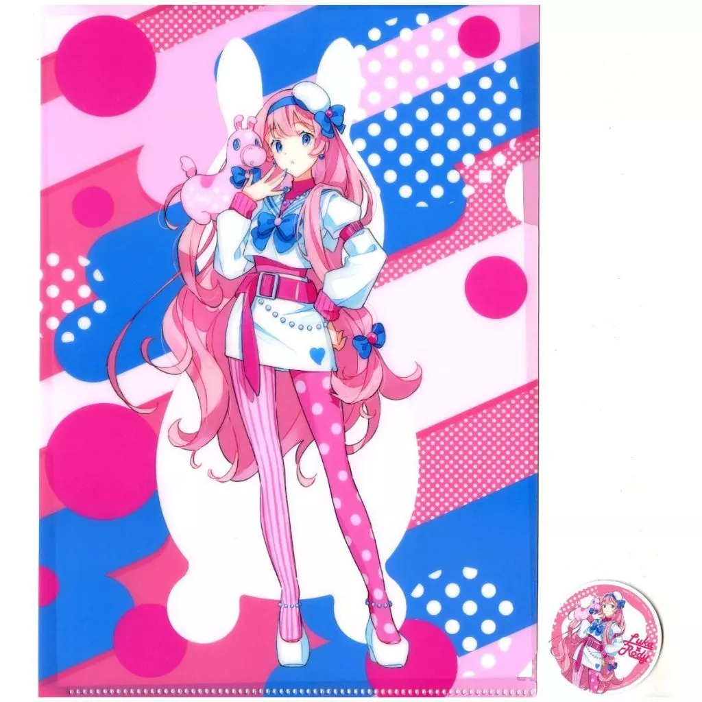 グッズセット　巡音ルカ クリアファイル＆ステッカーセット 等身イラストver. 「タイトーくじ 初音ミク×RODY」 K賞