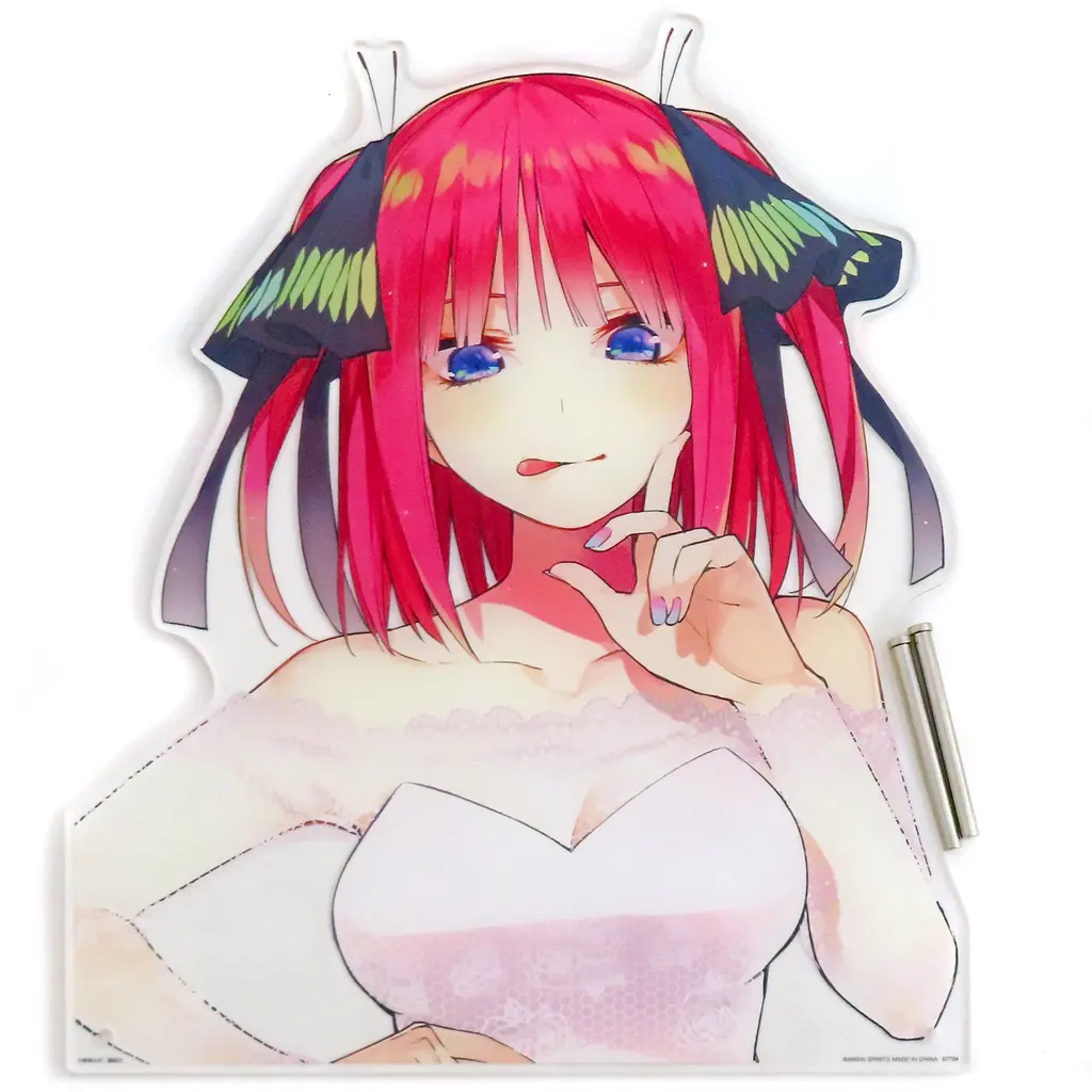 中野二乃(原作イラスト) バストアップアクリルボード 「一番くじ 五等分の花嫁 ～一番くじ化5周年のお祝いも私たち全員で分かち合います!～ 」 B賞_image