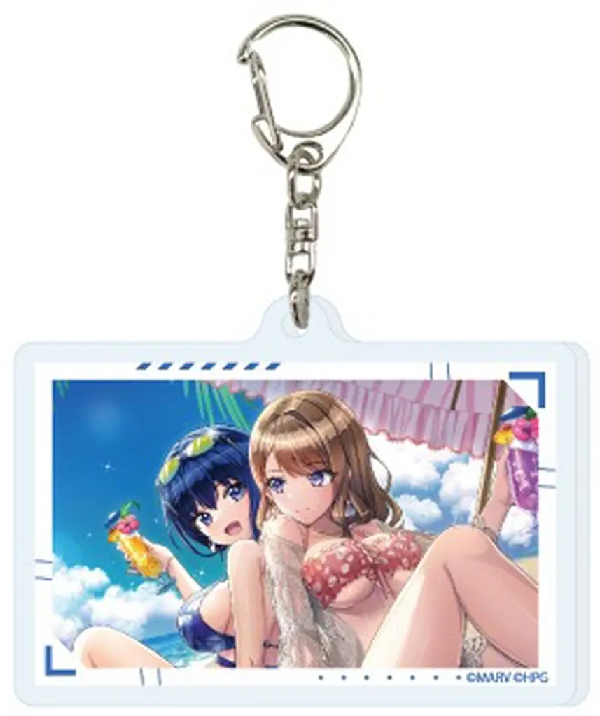 都条みちる＆住乃絵紫苑 「ドルフィンウェーブ アクリル 12.A (公式イラスト)」