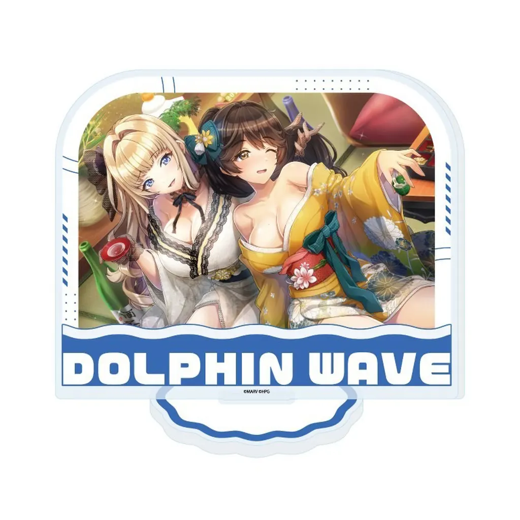 102.Nヴィーナ/綺羅星神奈＆山葉由芽(公式イラスト) アクリルスタンド 「ドルフィンウェーブ」_image
