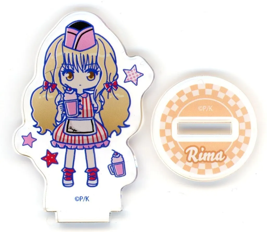 真城りま 「しゅごキャラ! コラボカフェ in eeo Cafe アクリルぷちスタンド 20.アメリカンダイナーver. Candy artイラスト」_image