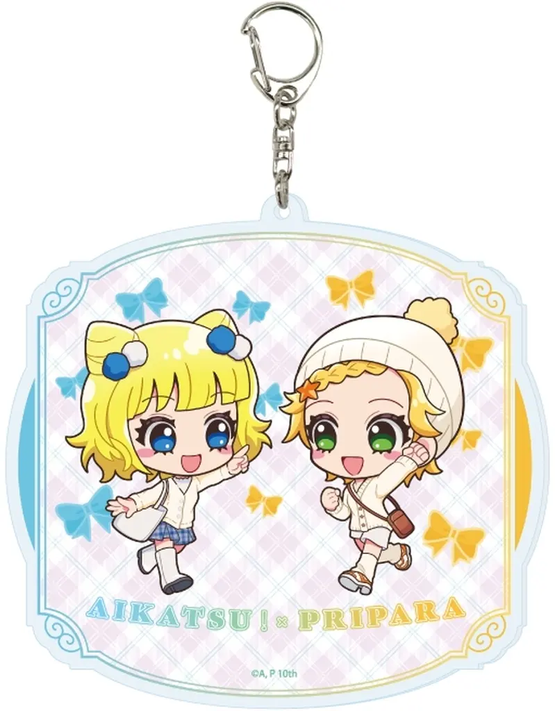 03.ひなき＆みれぃ(ミニキャライラスト) デカアクリル 「アイカツ!×プリパラ THE MOVIE -出会いのキセキ!-」