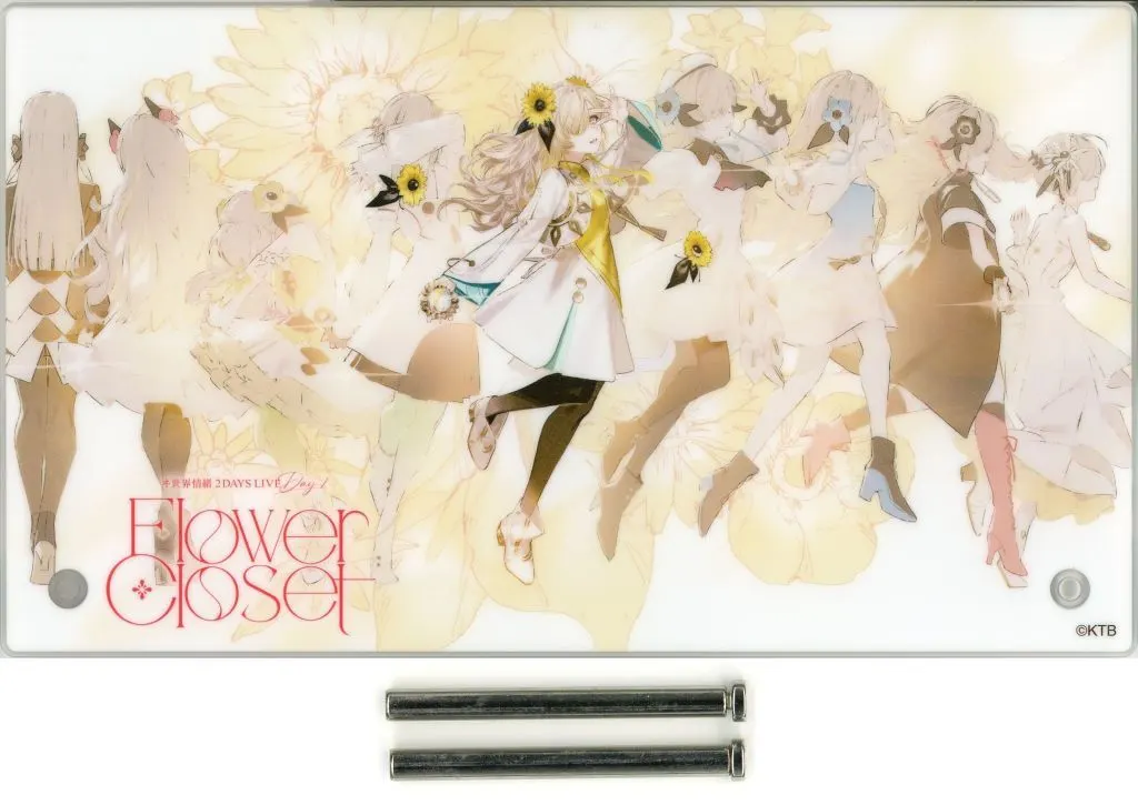 ヰ世界情緒 リバーシブルアクリルアートパネル 「バーチャルYouTuber KAMITSUBAKI STUDIO ヰ世界情緒 2DAYS LIVE DAY1『Flower Closet』 DAY2『Anima Re:birth』」