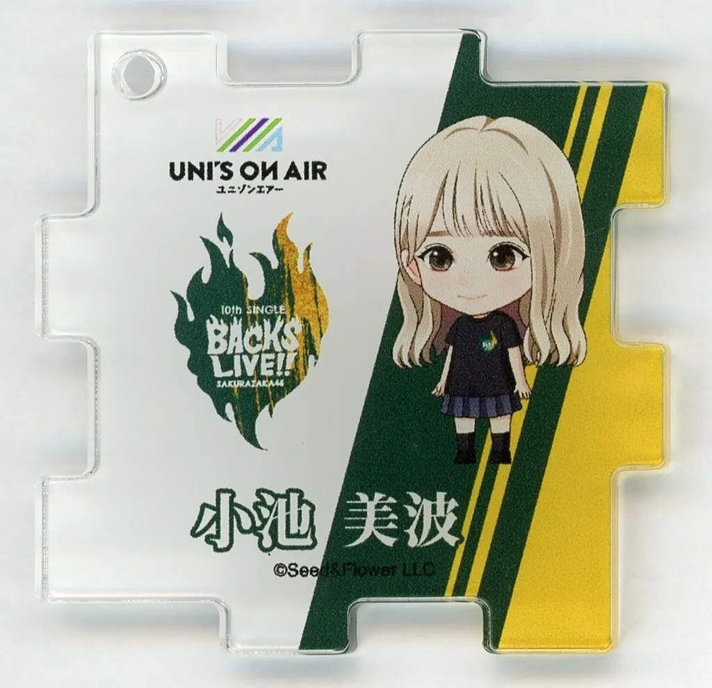 小池美波(櫻坂46) パズルアクリル 「10th Single BACKS LIVE!!」 ガチャガチャ景品