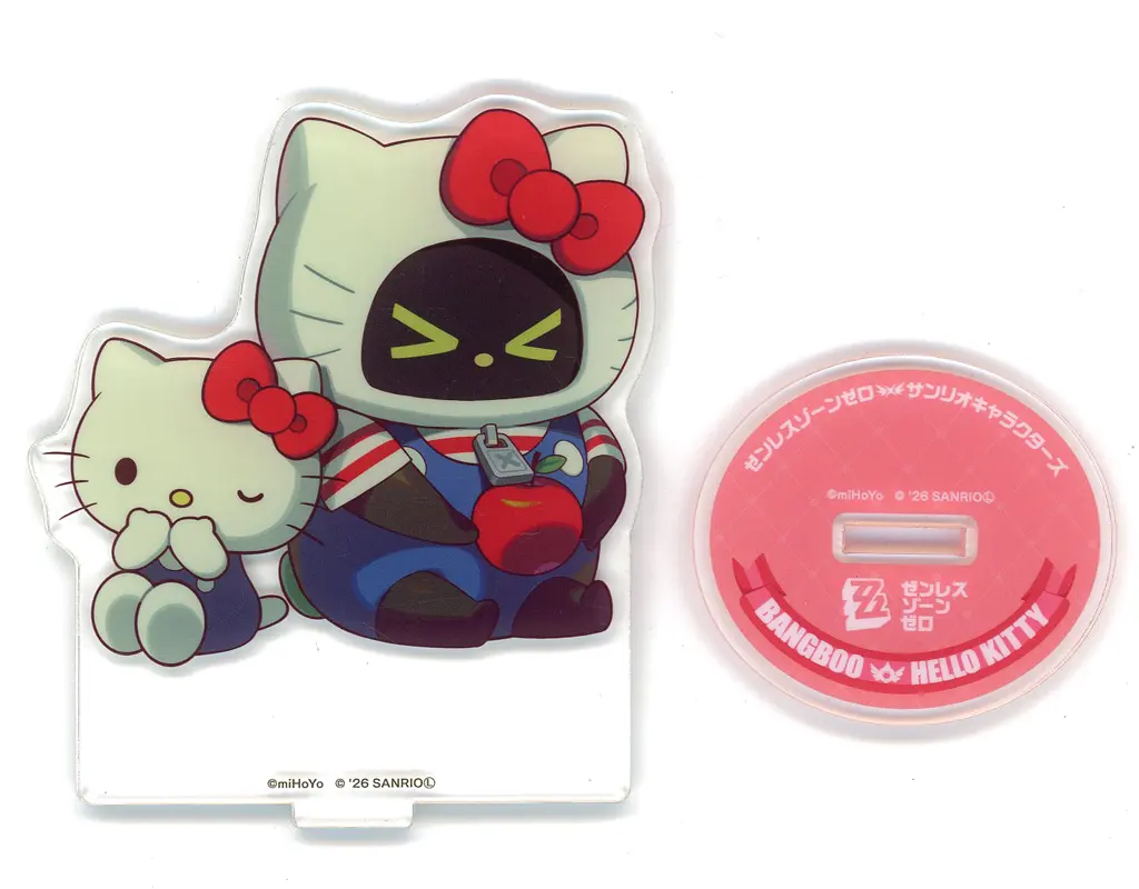 ボンプ×ハローキティ アクリルスタンド 「ゼンレスゾーンゼロ×サンリオキャラクターズ」 GiGO限定_image